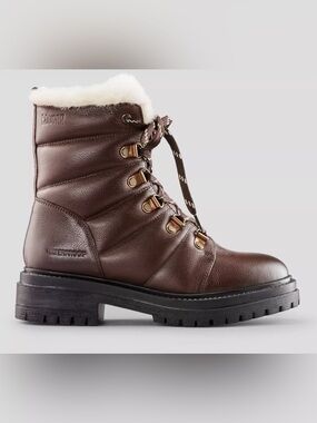 Cougar Vantage Waterproof Leather Winter Boots Brown Women’s 9 BNIB